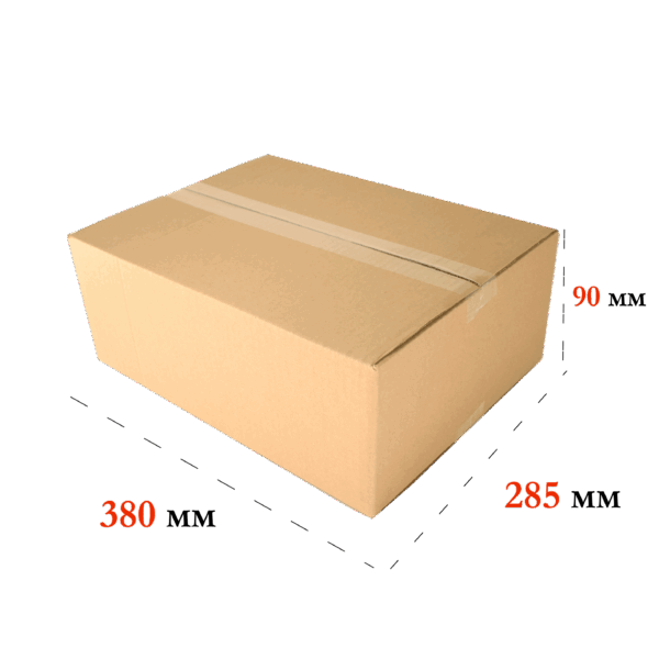 Гофрокороб 380*285*95 С Бурый 0201