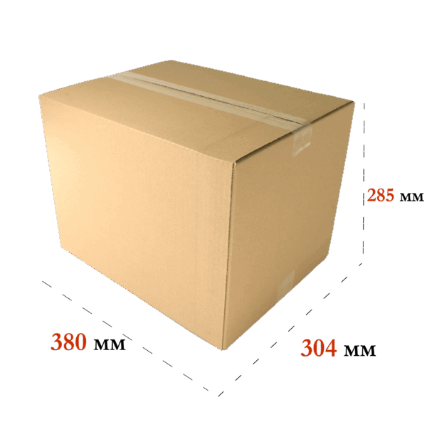 Гофрокороб 380*285*228 С Бурый 0201